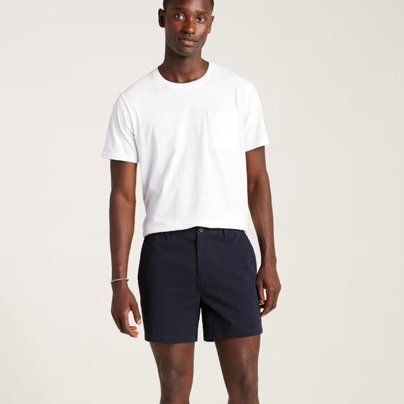 BONOBOS 7" Inseam Dark Navy Blue Shorts - Picture 1 of 6